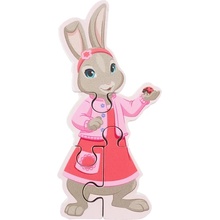 Orange Tree Toys Дървен пъзел Orange Tree Toys - Зайчето Лили (OTT06968)