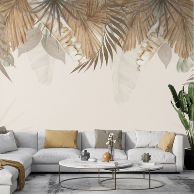 Art Gift Decor Фототапет - Brown leaves