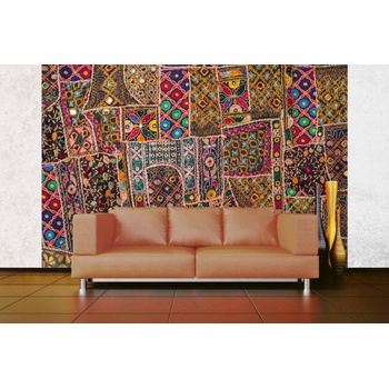 DIMEX ART s. r. o Самозалепваща се флизелинова фототапета пъстър килим 375 x 250 см