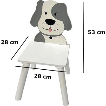 bHome Dětský stůl s židlemi Pejsek