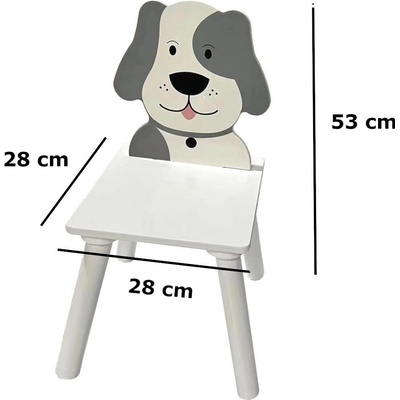 bHome Dětský stůl s židlemi Pejsek