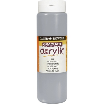 Image 1 of Daler-Rowney Graduate АКРИЛНА боя Silver Imitation 500 ml 1 бр (123500702)