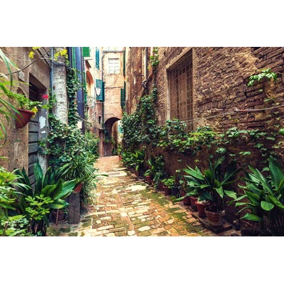 DIMEX ART Флизелинов фототапет скрита улица в сиена 375 x 250 см