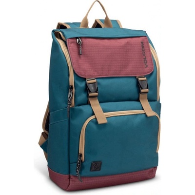 Volcom Charter Fold Over Merlot Červená 20 l