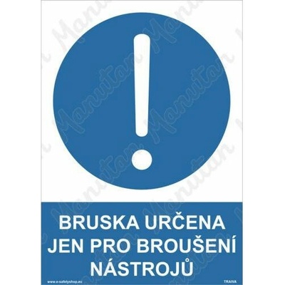 Bruska určena jen pro broušení nástrojů, plast 210 x 297 x 2 mm A4