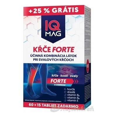 IQ mag stop kŕčom 75 tabliet