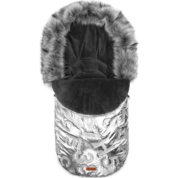 Sensillo Зимно чувалче за бебешка количка Sensillo - Аспен, сребристо (SILLO-84951)