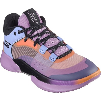 Skechers Мъжки маратонки Skechers Basketball SKX Resagrip Trainers Mens - Purple/Orange
