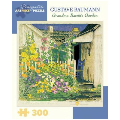 Jigsaw Pomegranate CommunicationsGustave Baumann Grandma Battins Garden 300 dielov