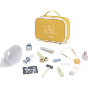 Viga Toys Детски ветеринарен комплект Viga Toys PolarB - С аксесоари и чанта (44300) - baby