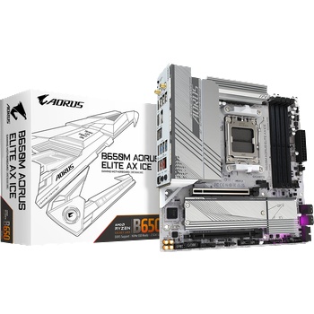 Image 1 of GIGABYTE B650M AORUS ELITE AX ICE