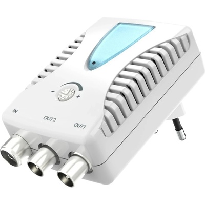 Hama anténní zesilovač s rozbočovačem, zásuvkový 4047443442055 – Zboží Živě