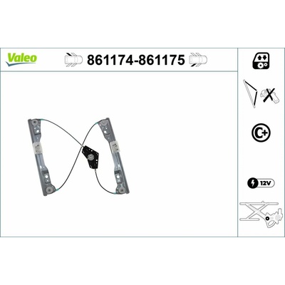 Zvedací zařízení oken Valeo 861175
