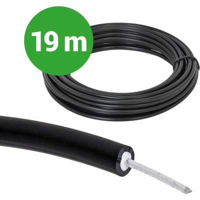 Vysokonapäťový hliníkový kábel s priemerom 1,6 mm na elektrický ohradník – 19 m