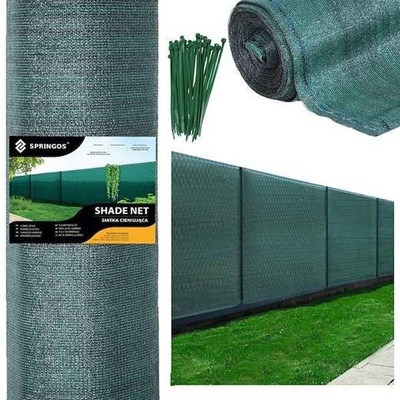 Stínicí síť - 90% stínění - 1,2x25m - 140g/m2 - zelená