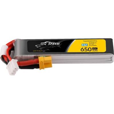 Tattu LiPo батерия Tattu 650mAh 7.6V 2S 95C HV с XT30 Long-Pack (TAA6502S95XT3L)