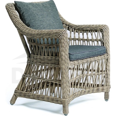 DEOKORK Zahradní ratanové křeslo OXFORD (antracit)