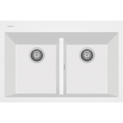 Plados Plados КУХНЕНСКА МИВКА one 84-20 838x559 БЯЛА (on8420/98)