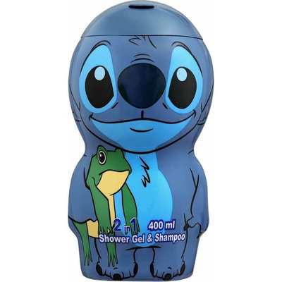 Disney Stitch Shower Gel & Shampoo jemný sprchový gél a šampón pre deti 400 ml
