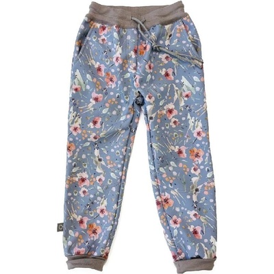 Pinkie softshellové kalhoty Flower Blue