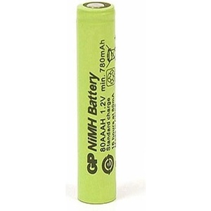 GP Batteries Акумулаторна Батерия GP R03 AAA 80AAH-B 800mAh NiMH 1 бр. BULK Industrial (GP-BR-R03-800-BULK)