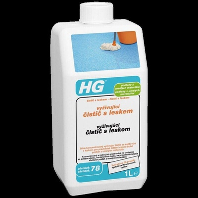 HG vyživující čistič s leskem pro podlahy z umělých materiálů 1 l