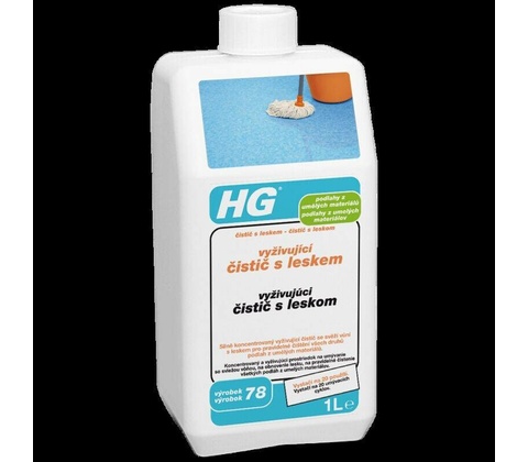 HG vyživující čistič s leskem pro podlahy z umělých materiálů 1 l