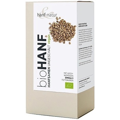 Hanf&Natur Konopné semienka BIO nelúpané 500 g