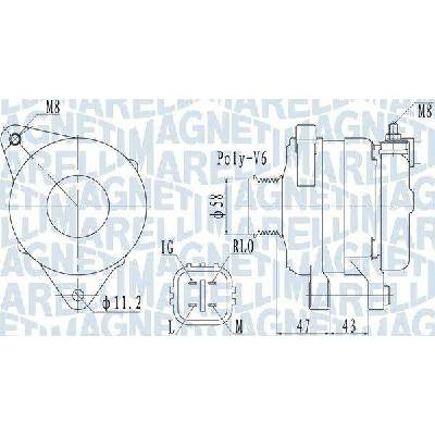Generátor MAGNETI MARELLI 063732097010