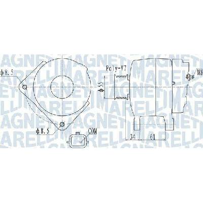 Generátor MAGNETI MARELLI 063732054010