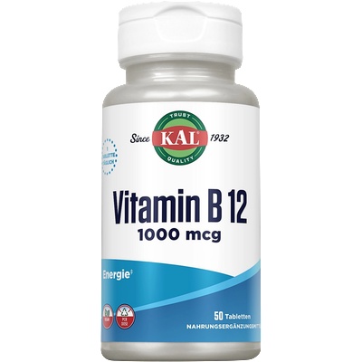 KAL Витамин B12 1000 mcg - 50 таблетки