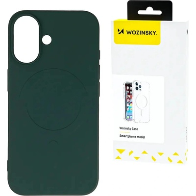 Wozinsky Течен силиконов кейс MagSafe за Samsung Galaxy S25 Ultra - зелен (5907769369452)