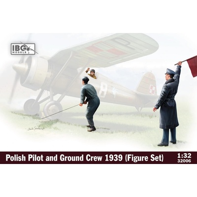 IBG Polish Pilot and Ground Crew 1939 Figure Set 1:32