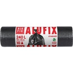 Alufix Торби за отпадъци, 240 л, 10 бр. , 100x125 см, 40 , ALUFIX, черни MS240ROLUNINEW (7047)