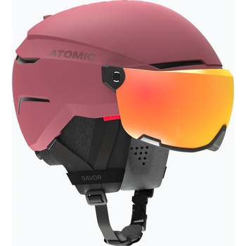 Atomic Ски каска Atomic Savor Visor Stereo maroon/red stereo