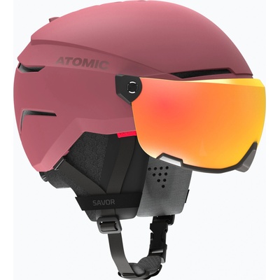 Atomic Ски каска Atomic Savor Visor Stereo maroon/red stereo