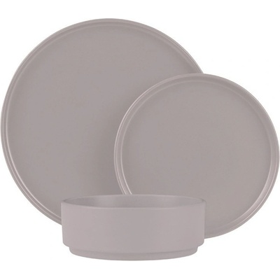 BERLINGERHAUS Jedálenská sada tanierov Taupe Collection BH-10006 18 ks