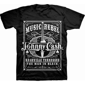 Johnny Cash Music Rebel Black XL Риза (BILMAR00194XL)