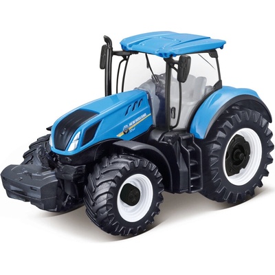 Bburago Farm tractor New Holland T7.315 with Cultivator