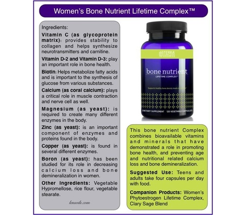 DoTerra Bone nutrient Complex 120 kapsúl