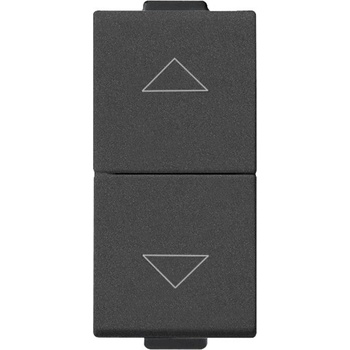 Vimar 09062. cm Бутон за щори 1p no+no 10a Карбон мат 1m neve up (09062.cm)