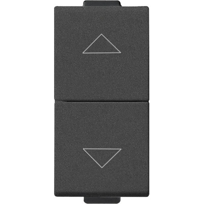 Vimar 09062. cm Бутон за щори 1p no+no 10a Карбон мат 1m neve up (09062.cm)