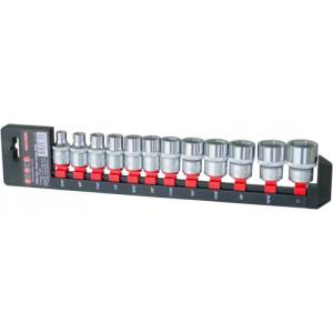 FORCE Вложки 1/2 инчови к-кт ( 3/8"; 7/16"; 1/2"; 9/16"; 5/8"; 11/16"; 3/4"; 13/16"; 7/8"; 15/16")/ 4127 force jn99111 (jn99111)