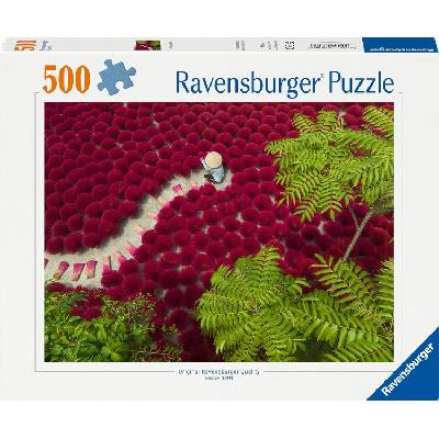 Ravensburger Пъзел Ravensburger от 500 части - Море от червено (12001707)