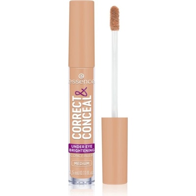 essence CORRECT & CONCEAL rozjasňujúci korektor proti kruhom pod očami 20 Medium 3 ml
