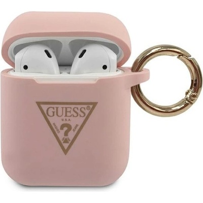 GUESS Защитен калъф Guess Triangle за Apple Airpods / Apple Airpods 2, розов (GUACA2LSTLPI)