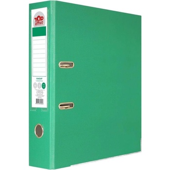 Top Office Класьор, 8 cm, PP, с метален кант, зелен (1070120343)