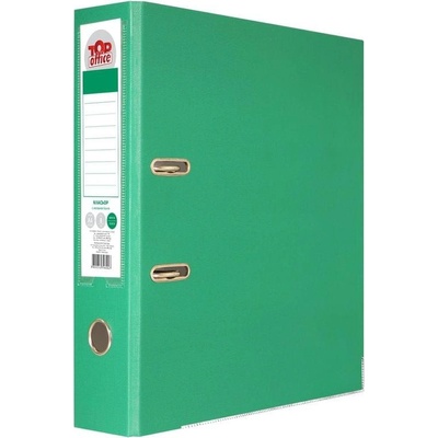 Top Office Класьор, 8 cm, PP, с метален кант, зелен (1070120343)