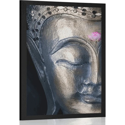 Plakát božský Buddha - 20x30 white