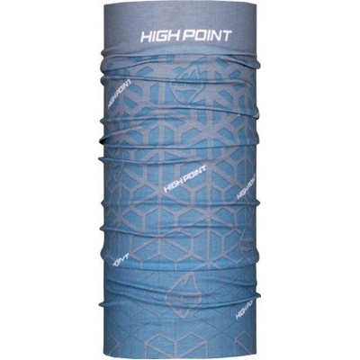 High Point bezešvý multifunkční šátek Tau scarf blue